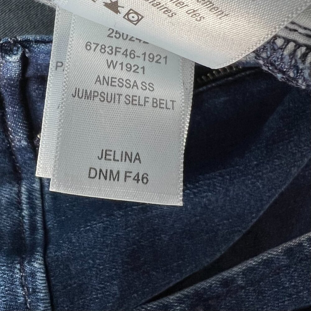 PAIGE Anessa Short-sleeve Denim Jumpsuit 12‎ - Picture 12 of 12